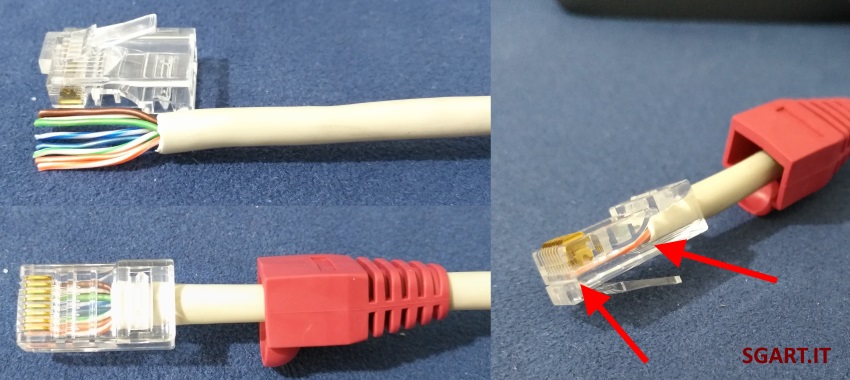 Come realizzare un cavo ethernet con connettori RJ45 /