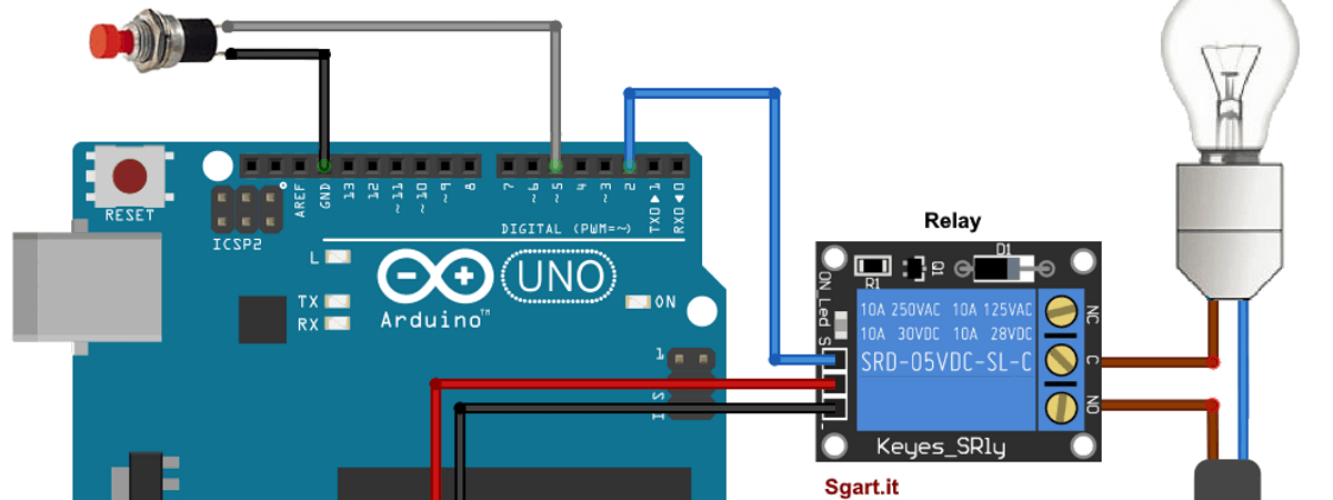 Relè passo-passo con Arduino /