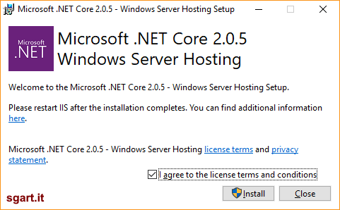 .Net Core Windows Server Hosting